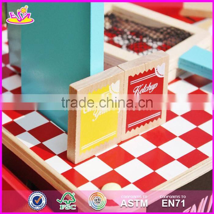 2017 New design wooden kids play grill preschool pretend wooden kids play grill funny toys wooden kids play grill W10D127