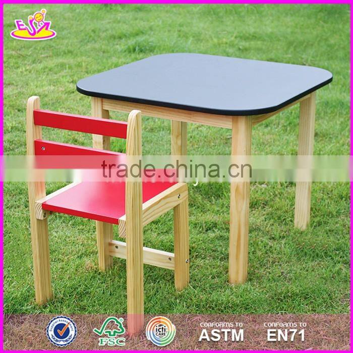 2017 New design home / school / high quality wooden kids study desk W08G180