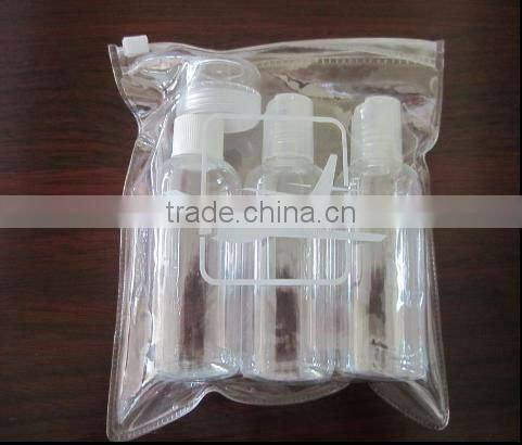 4pcs PET travel bottles set/cosmetic bottle