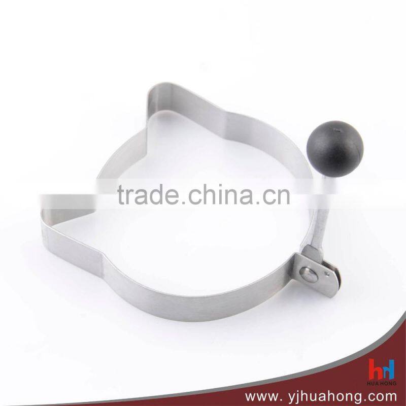 Practical Stainless Steel Heart Shape Fried Egg Mold (HEM-16)