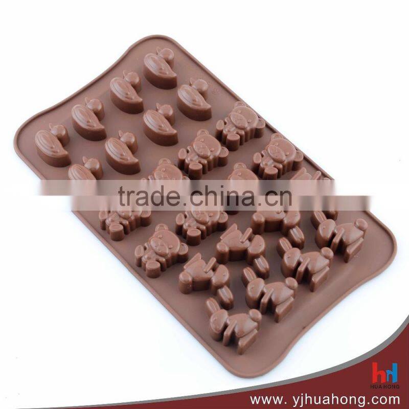 3D heart shape silicone chocolate mold,candy mold DIY (HCM-S24)