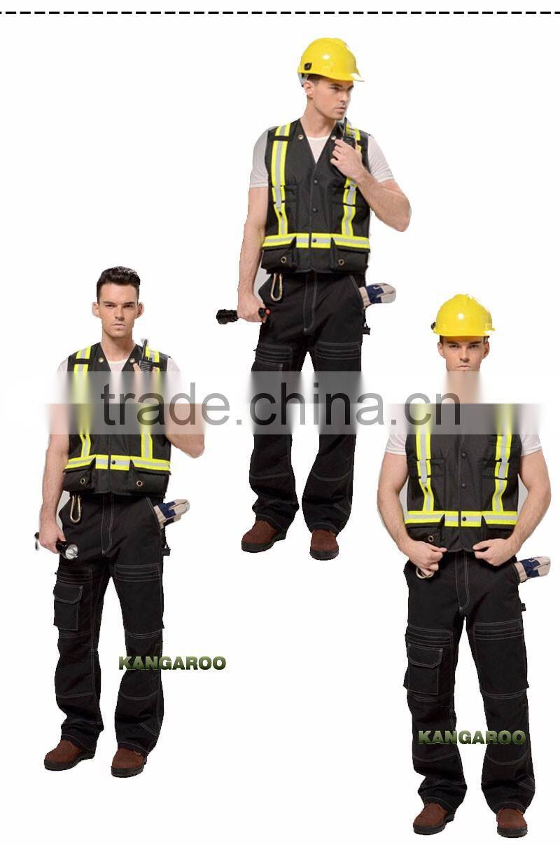 Safety vests high light reflective stripes for clothing