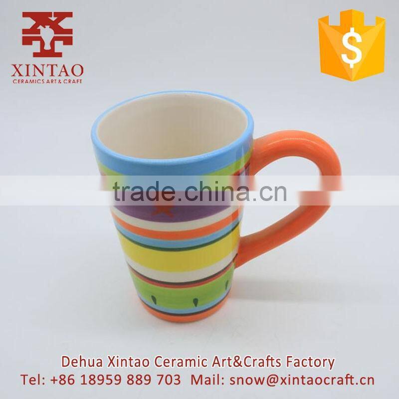 Factory supply lowest price high quality bird on the edge of ceramic mug,best gift coffee mug