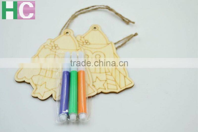 2016 DIY christmas new gifts fish craft MDF wood clip