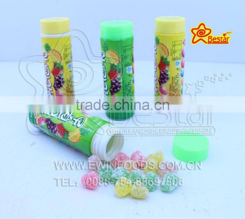 Multi Fruit Bottle Packing Soft Chewing Candy