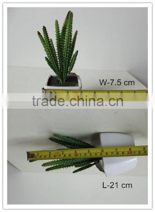 Artificial mini succulent bonsai potted succulent small potted plant