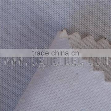 white 100g single-side knitting fabric with hot melt dot glue for shoes lining