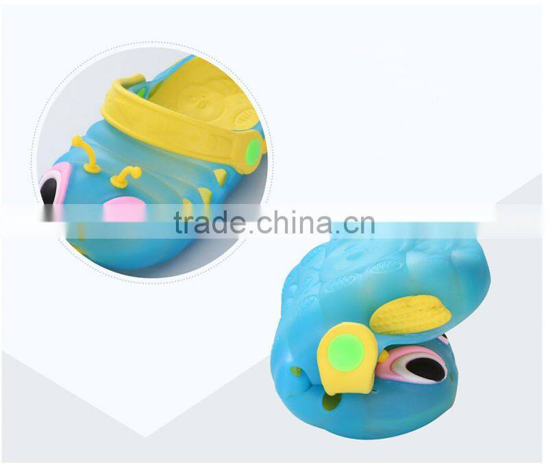 Shuoyang 2017 New Fashion Cute Sandals Summer Children Baby Slippers Animal Cartoon Style EVA child Shoes slipper