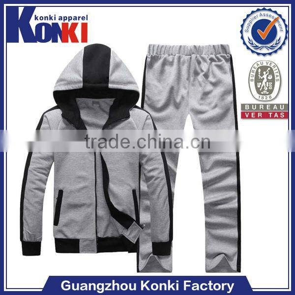Fashionable cheap custom zipper slider sports suit