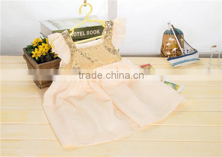 Wholesale Hot Fashion New Design Kids Sequin Tutu Dress Birthday Party Dress