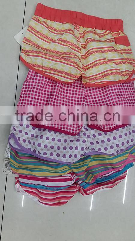 High quality comfortable beach girl bermuda shorts clearance stock
