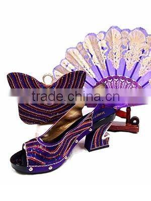 2016 Fashion Italian Bags Matching Shoes MG1027-1