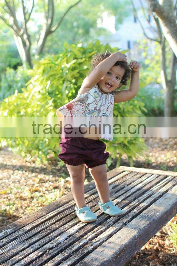 Zebra stripe headband with plain black cotton bloomer set new born baby clothes