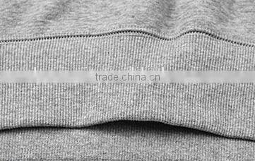 customized design wholesale mens plain comfort warm crewneck pullover fleece CVC80/20 cheaper hoodies/sweatshirt
