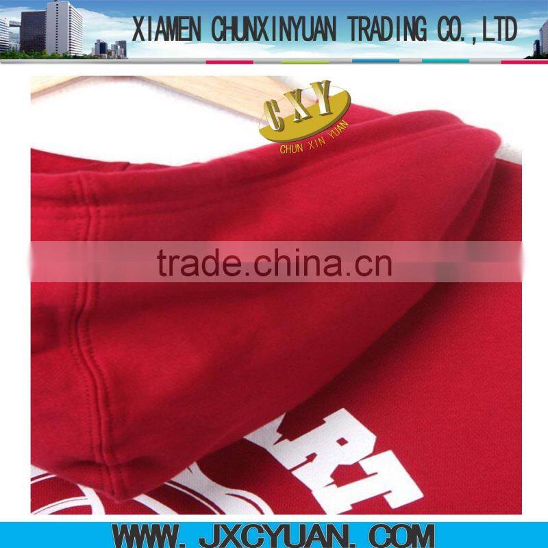 high quality plain hoodie for mens with custom printings made in china