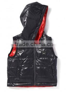 Custom Kidswear Bright Colour Reversible Padded Puffer Gilet/Kids Waistcoat Wholesale
