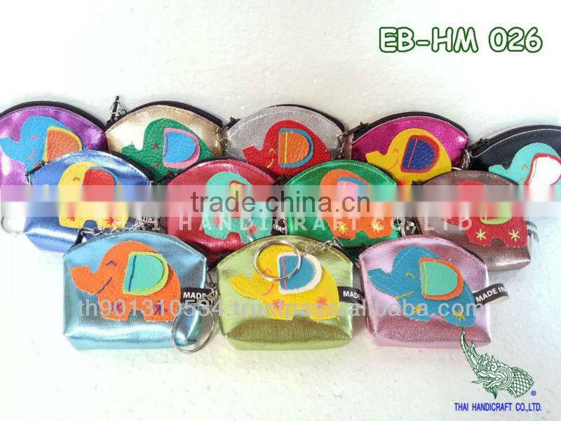 Mini Thai Handmade Coin Elephant Wallet Money bag Small bag