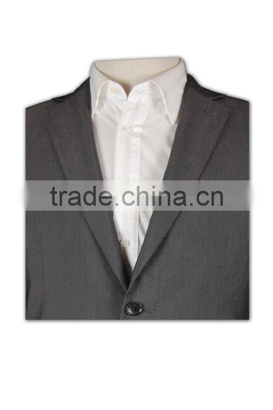 two button good quality anti-wrinkle customizable mens suit nice mens clothing online