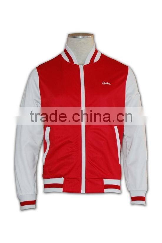 Great workmanship zipper unisex leisure blank baseball sweatshirt