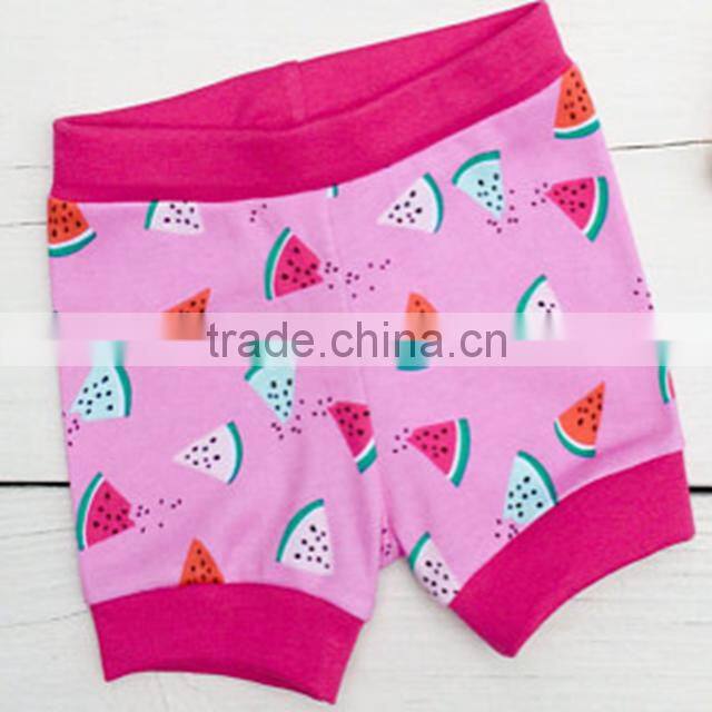 YiWu factory Wholesale baby girl boutique ruffle shorts fashion designer pants