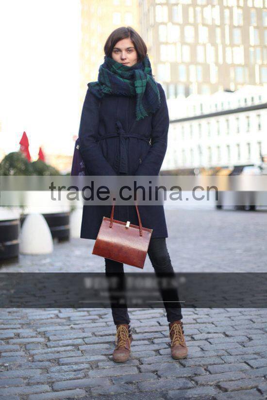 2014 winter hot sale classic black & red plaid scarf shawl