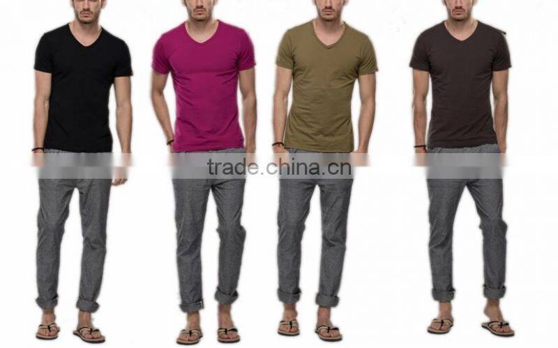 2017 Plain High Quality Cheap 100% Cotton Custom Blank T shirt Design