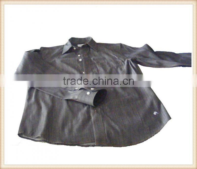 2016 custom men cotton denim shirts