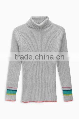 Winter Turtle Neck Sweater Design For Girl