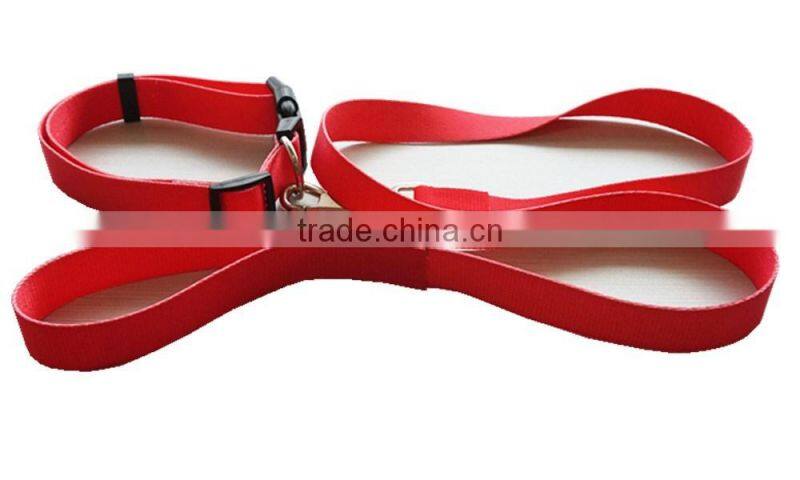 Soft nylon webbing for dog collar and leash