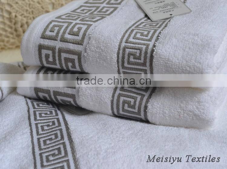Hotel bath set living towels luxury thin hotel bath towels customized logo
