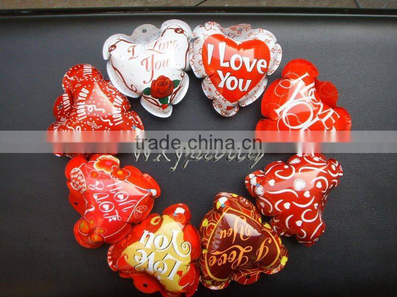 heart shape auto inflatable balloon