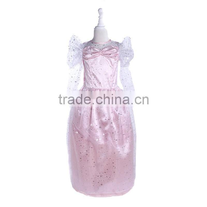 Wholesale mermaid princess costume for girls fancy princess costume long dress