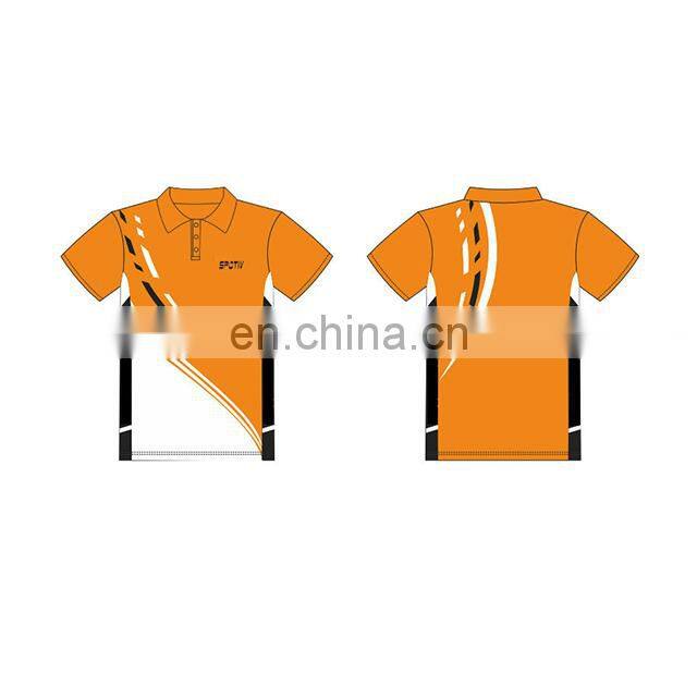 2017 full sublimation Men's fitted polo t shirt