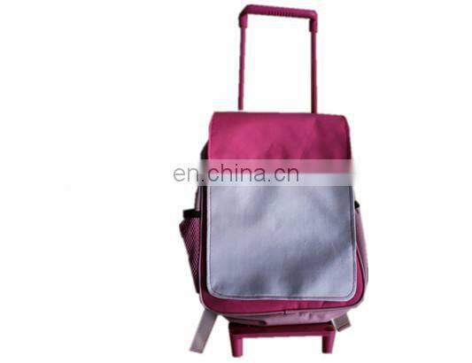 blank sublimation luggage backpack for kids