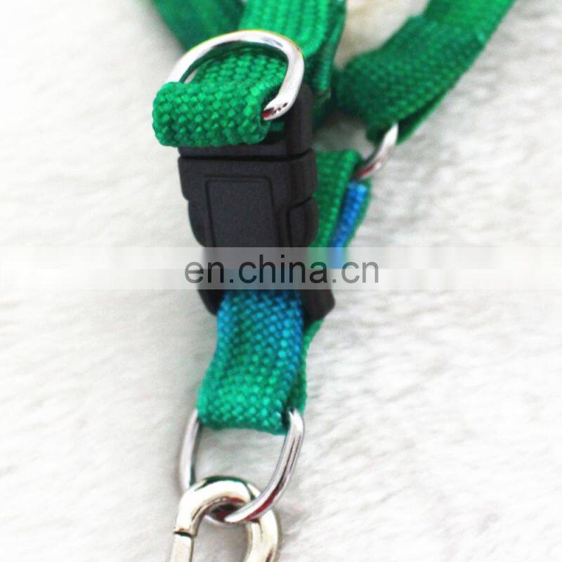 Color Pet Dog Leash Soft Walking Harness Lead Colorful and Durable Traction Rope Nylon 120cm Length
