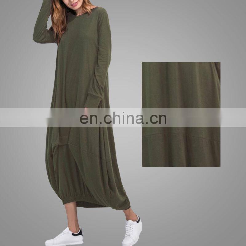 High Quality Muslim Kebaya 2017 Dubai Abaya Cotton Material Women Every Long Dress