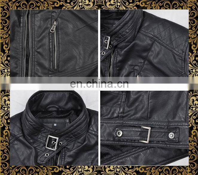 2015 new model designer motorbike leather jacket