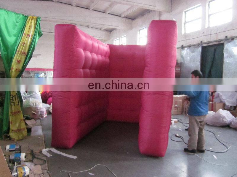 customized small inflatable air tent, led inflatable booth for sale