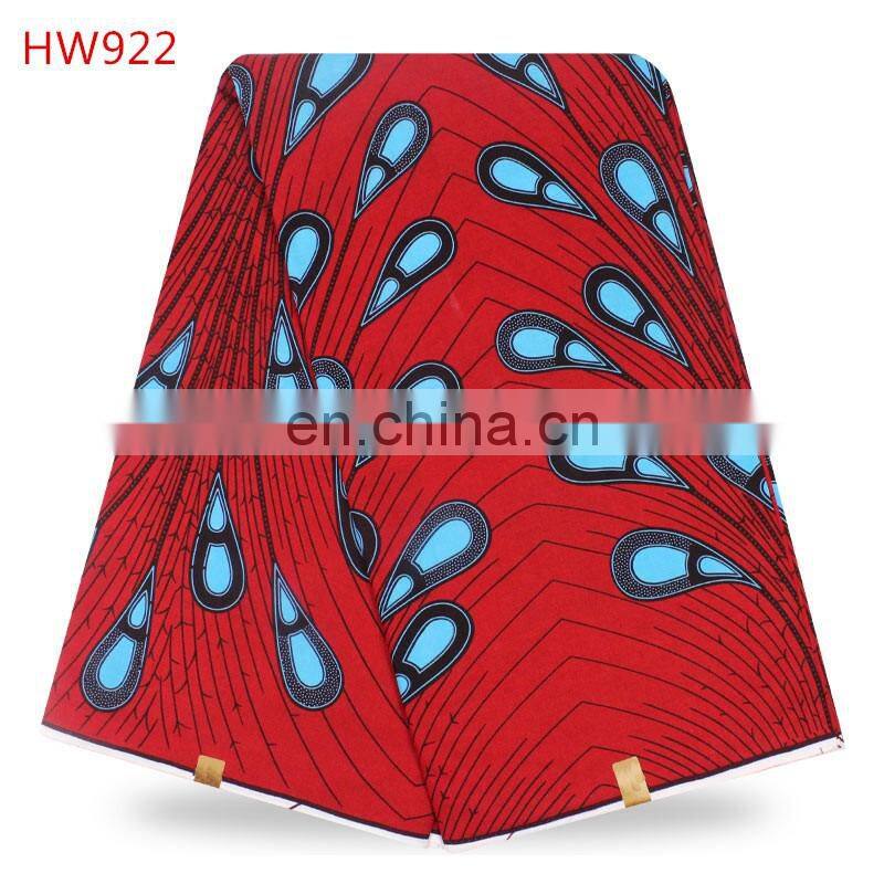 100% cotton holland dutch wax fabric super wax hollandais african ankara wax print fabric