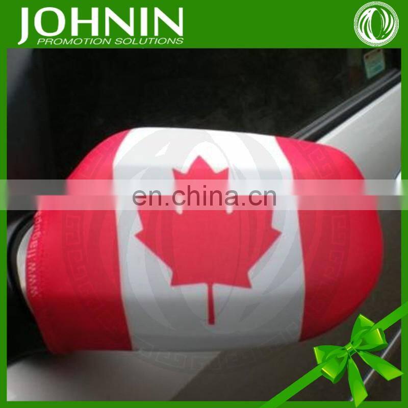 spandex polyester printed advertising national flag car mirror cover