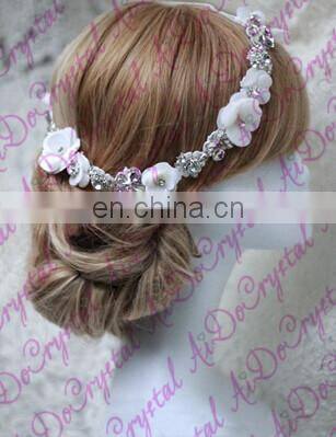 Aidocrystal wholesale Ornate beaded and crystal headband wedding hair accessories