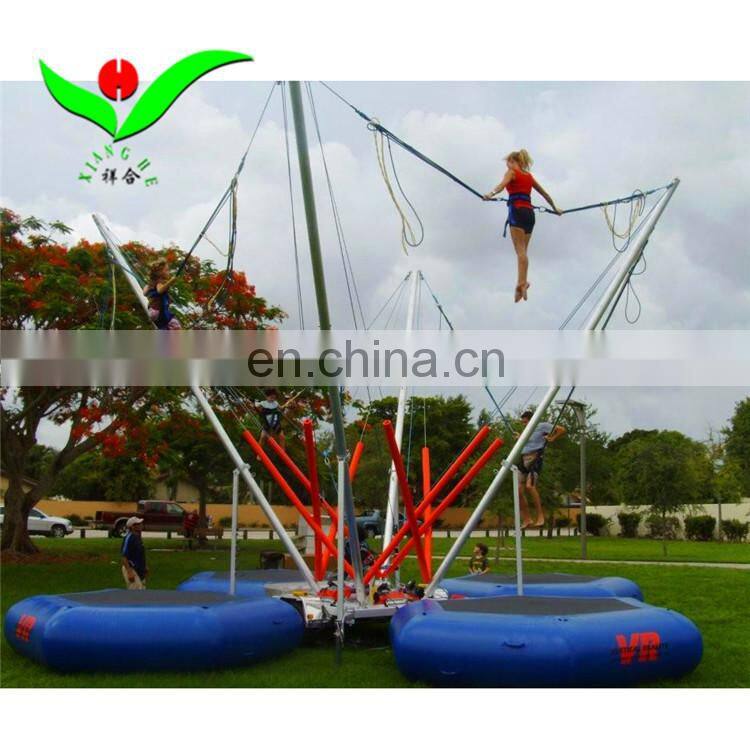 Cheerleading outdoor trampoline park jumping games bungee jumping trampoline