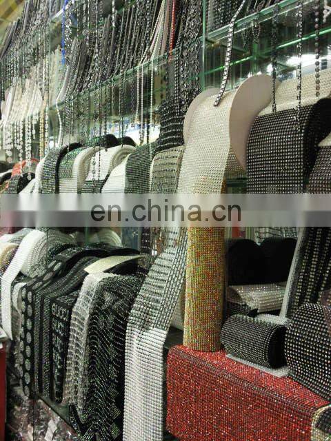 SS8 Plastic ab crystal rhinestone trimming for garments