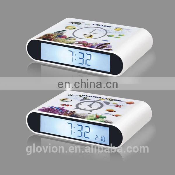Glovion funny alarm clocks cute alarm clock Reversal kids digital clock