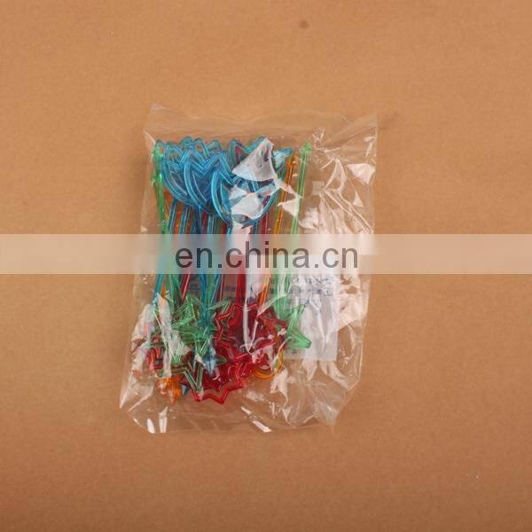 Pack Colorful Plastic animal Shape Food Fruit Fork Picks