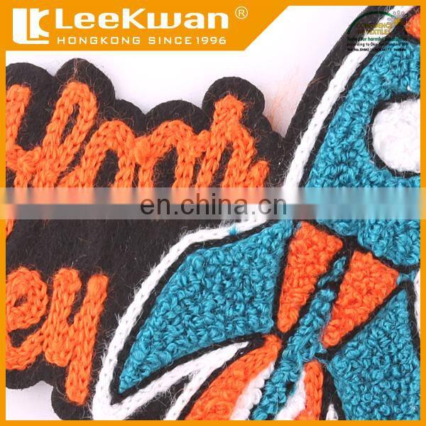 Rocket embroidery chenille patch for kids