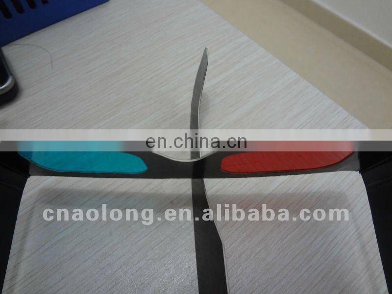 no minimum custom full color print logo coated paper 3d movie glasses for sale