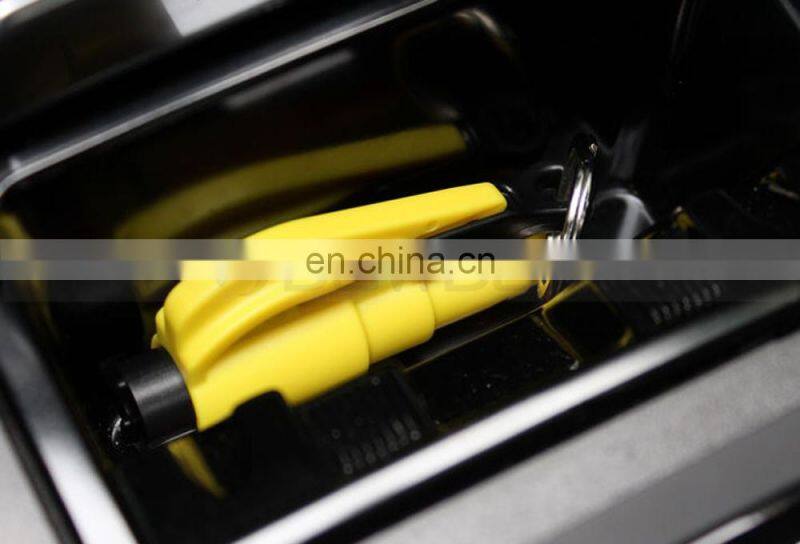 Kechain Safety Hammer Keyring Seat Belt Cutter Car Window Glass Breaker
