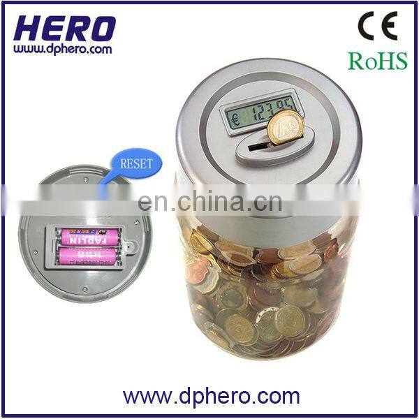 Digital Coin Counting Money Jar