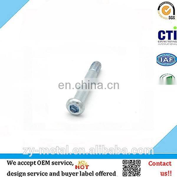 Hexagon socket head cap screw, half thread pan head screw with nyloc